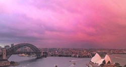 Nebo iznad Sydneyja postalo ružičasto, izgledalo je poput bajke