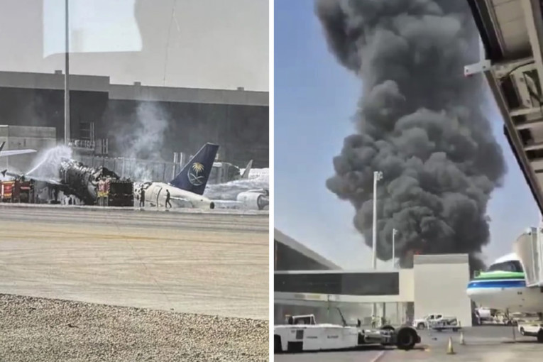 VIDEO Eksplozije u glavnom gradu Saudijske Arabije. Oštećen avion, letovi obustavljeni