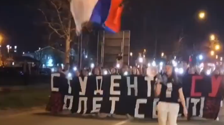 Studenti u prosvjednoj šetnji od Subotice do Novog Sada prešli 100 kilometara