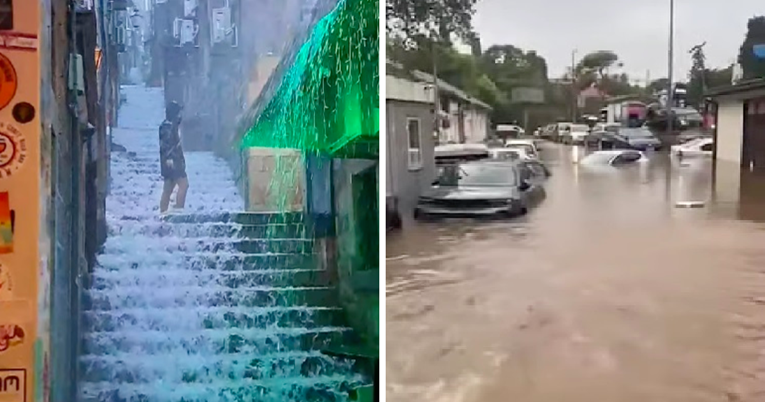 VIDEO Poplave u Dalmaciji, bujice, odroni, dijete palo u šaht. Prijeti novo nevrijeme