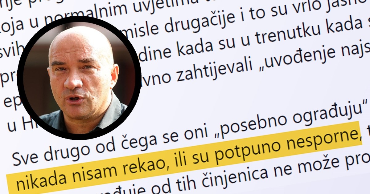 Lauc odgovorio članovima Savjeta koji su se ogradili od njegovih izjava