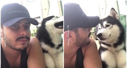 VIDEO Glasno dahtao svom haskiju u lice, reakcija psa je sve