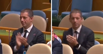 VIDEO Vučićev potrčko kasno je shvatio da ga kamera snima u UN-u, ovako je reagirao