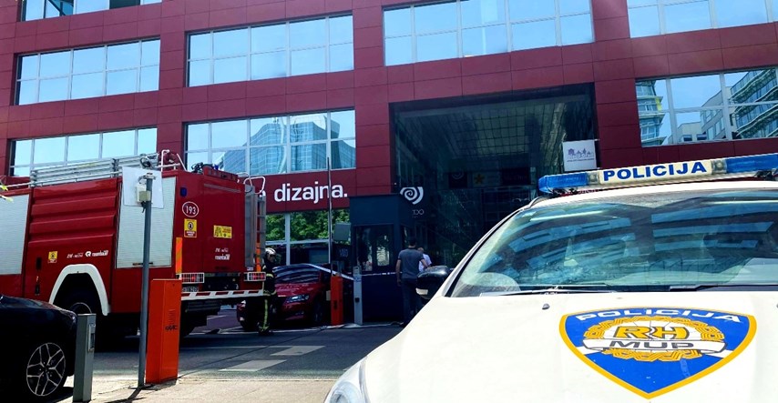 VIDEO Izbio požar u državnoj agenciji u Zagrebu