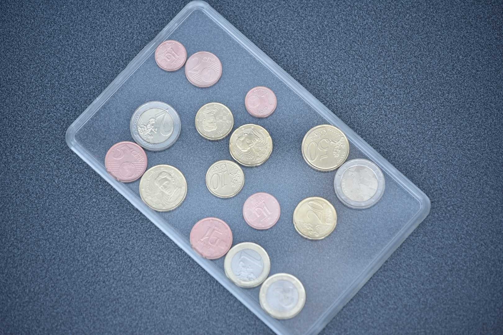 FOTO Ovo su prve hrvatske kovanice eura