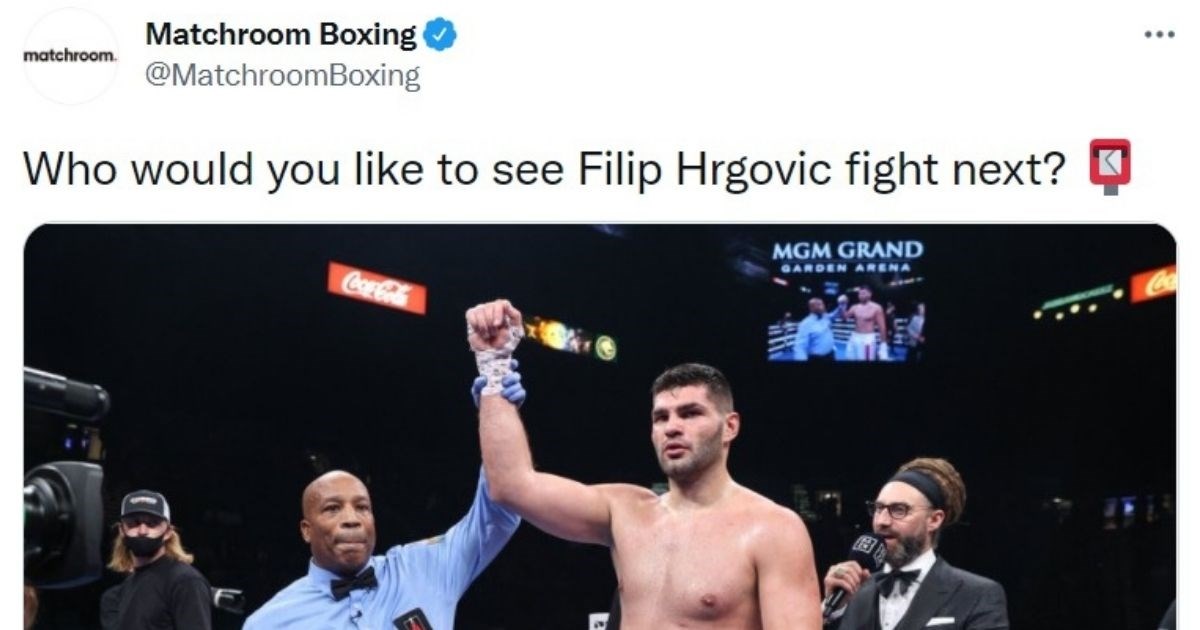 Matchroom Boxing pitao fanove koga žele Hrgoviću za protivnika. Puno ih traži Babića