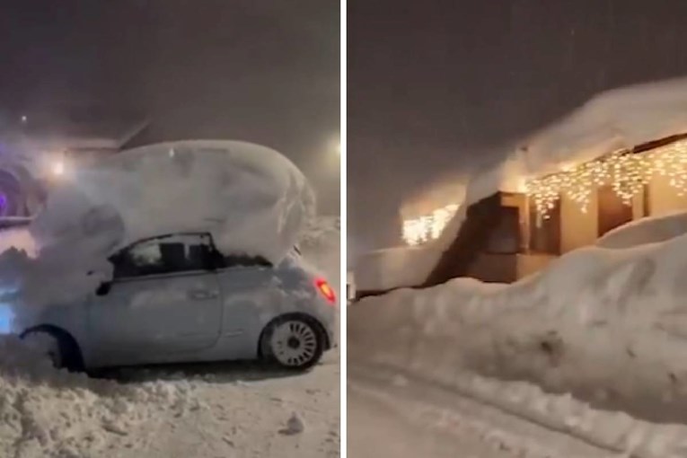 VIDEO Pogledajte prizore s Primorskih Alpa. "Ljudi kopaju tunele do domova"