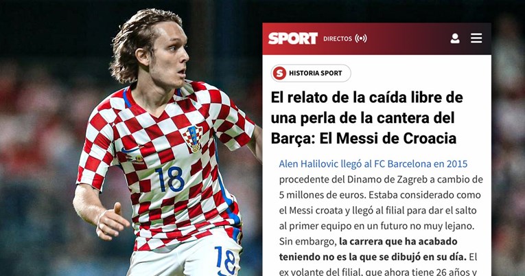 Sport: Barca je hrvatskog Messija platila milijune. Sad je nezaposlen u 26. godini
