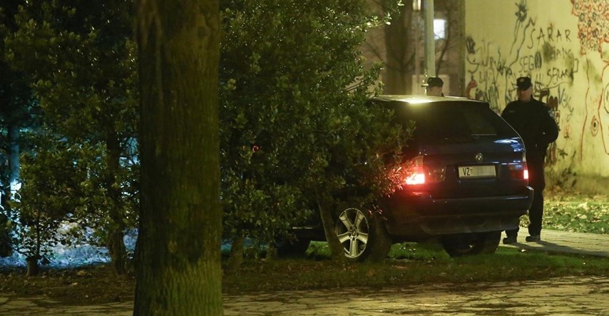 Potjera u Zagrebu: BMW-om se zabio u stablo pa pobjegao, policija pucala u zrak