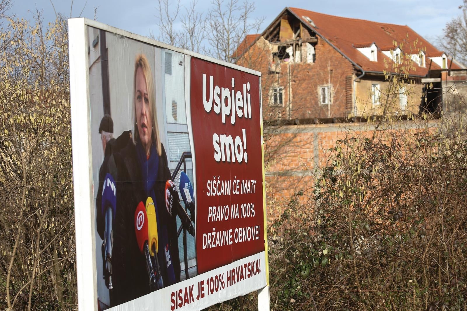 Gradonačelnica Siska: Plakati su koštali manje od 20 tisuća kuna