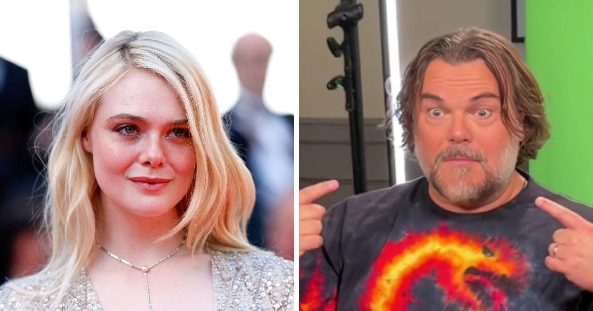 Elle Fanning misli da je Jack Black cute. Njegova reakcija je hit