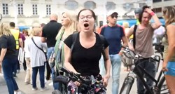 VIDEO Žena vikala na klečavce u Zagrebu: "Nema on k**ac, nema ni jaja"