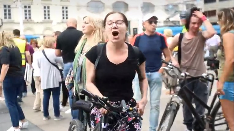 VIDEO Žena vikala na klečavce u Zagrebu: "Nema on k**ac, nema ni jaja"