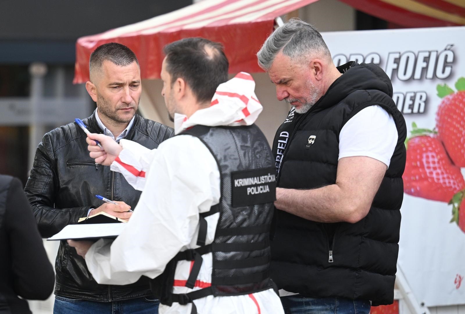 Ovo je šef kafića na koji je bačena bomba. Poznat po Ludnici, prebijanju, prijetnjama