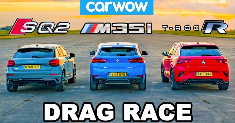 VIDEO Maleni crossoveri u utrci ubrzanja: Može li BMW protiv Audija i Volkswagena?