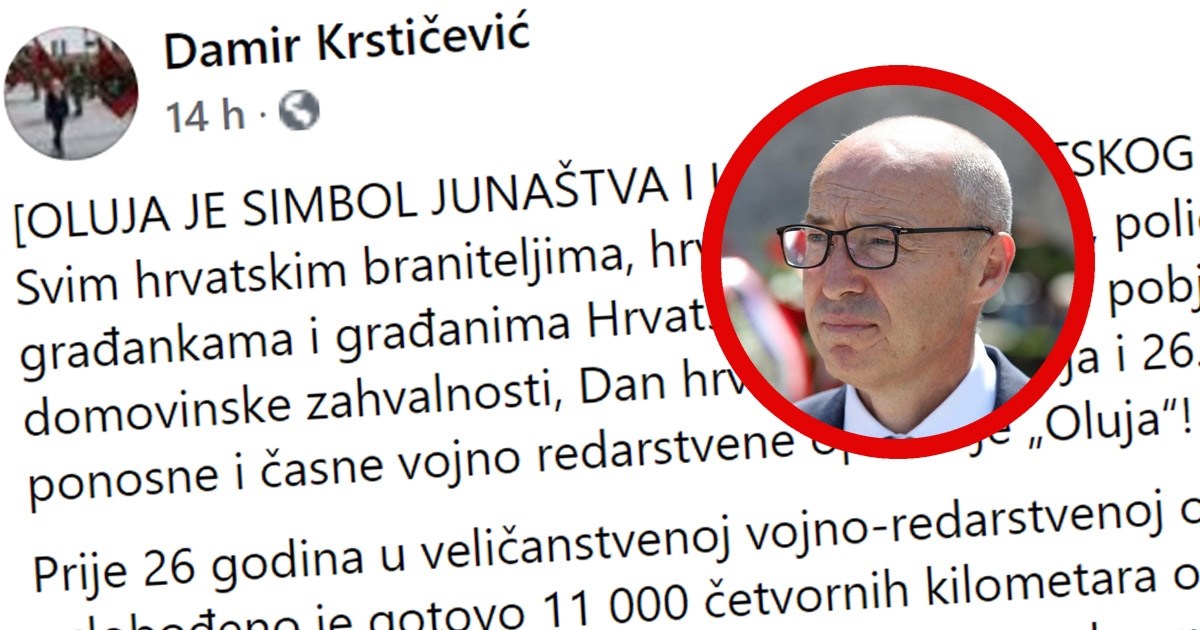 Krstičević: Američki ministar obrane rekao mi je da je Oluja promijenila povijest