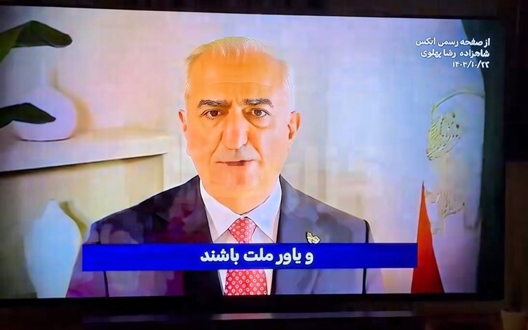 Hakiran program iranske državne televizije, puštena poruka prognanog princa