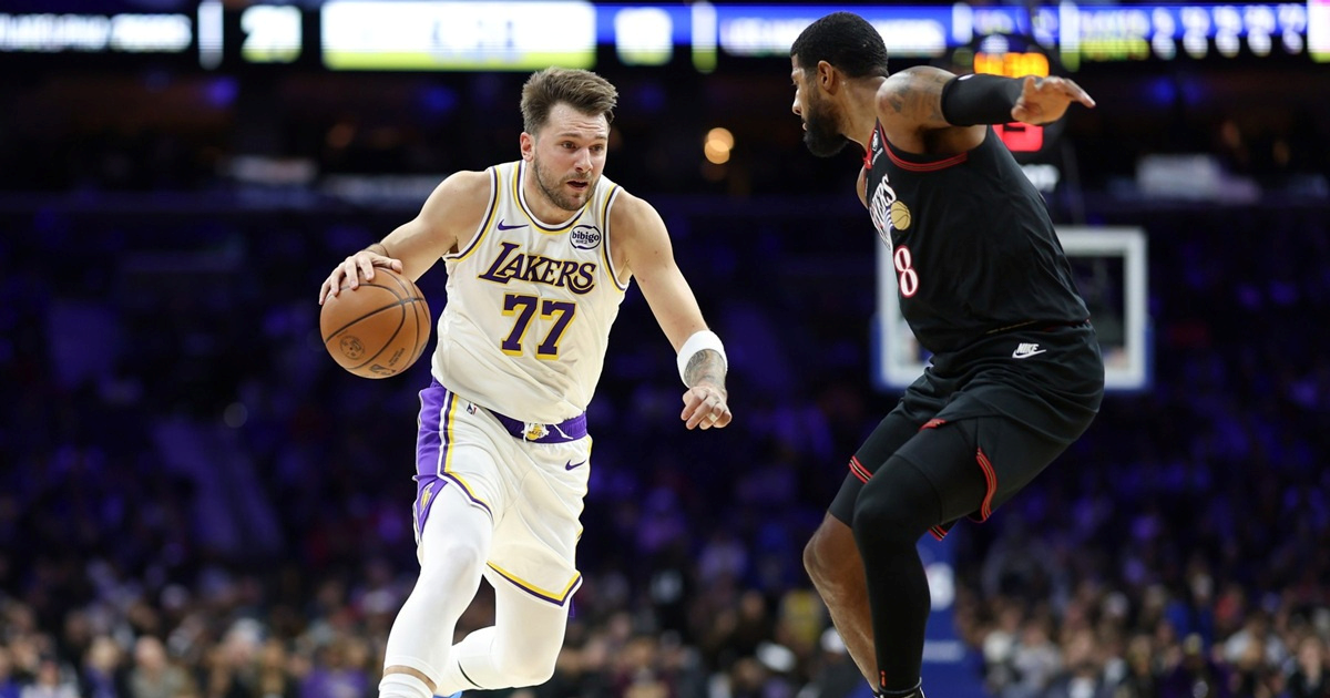 Lakersi nisu pobijedili kod Sixersa od 2017. Onda je Dončić doletio s rođenja kćeri