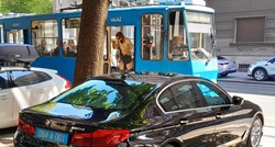 Tramvaji u Zagrebu stajali zbog BMW-a s diplomatskim tablicama