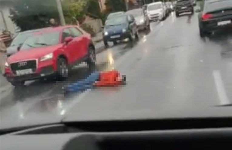 Čovjek ležao nasred ceste u Zagrebu, auti prolazili