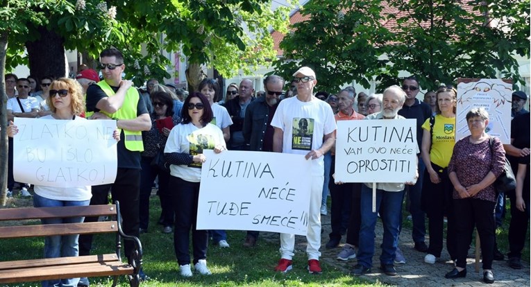 Nezadovoljni građani: Nećemo dopustiti da Vujnovčeva tvrtka gradi spalionicu u Kutini