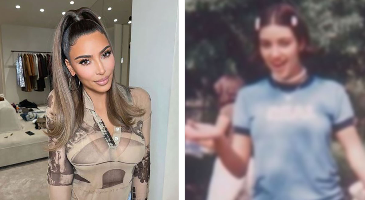 Kim Kardashian pokazala kako je izgledala prije 25 godina, neprepoznatljiva je