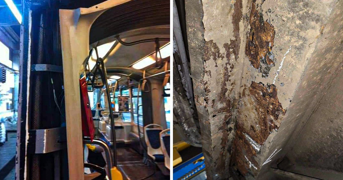 FOTO Šef Sindikata ZET-a: Ovo su 13 godina stari Končarovi tramvaji, raspadaju se