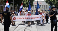 VIDEO U Zagrebu održan mimohod "Besmrtni partizanski odred"