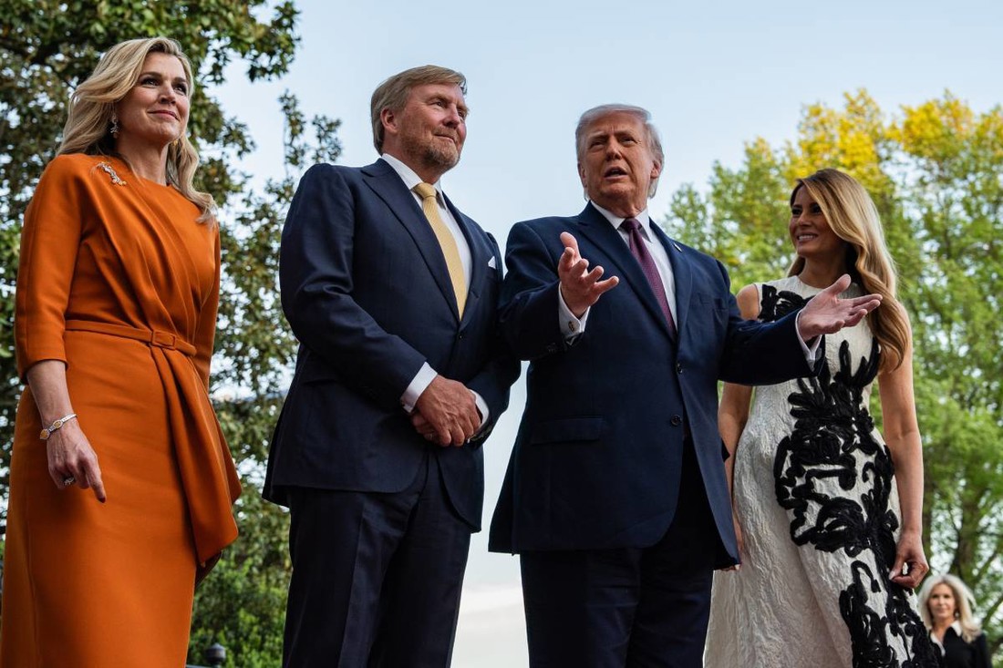 VIDEO Trump ugostio nizozemskog kralja i kraljicu, kamere snimile neugodan trenutak