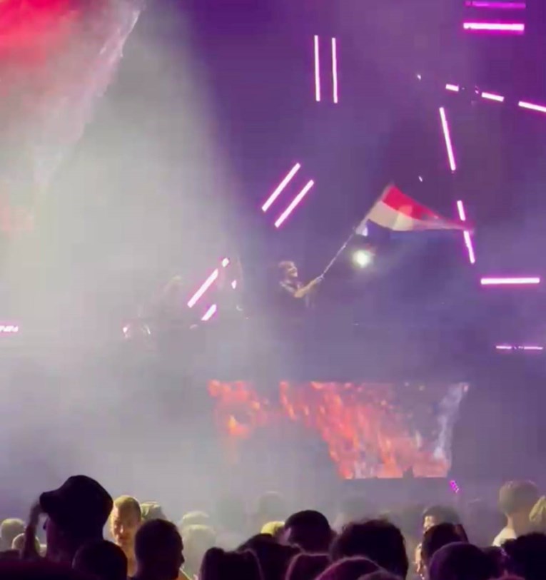 VIDEO Američki DJ mahao hrvatskom zastavom na pozornici Ultre