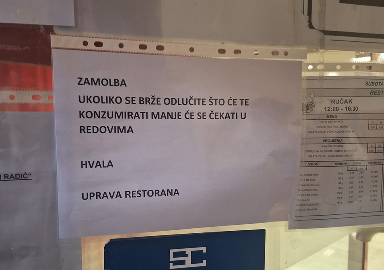 Poruka uprave menze u Zagrebu studentima: Brže odlučite što jesti pa neće biti gužva