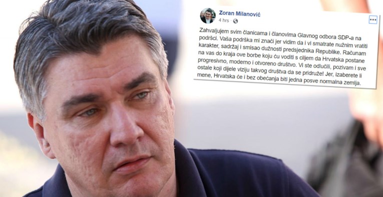 Milanović na Fejsu: "Izaberete li mene, Hrvatska će biti posve normalna zemlja"