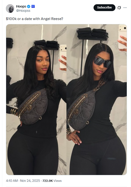 Spoj sa slavnom košarkašicom ili 100.000 dolara? Internet je odlučio 🤭