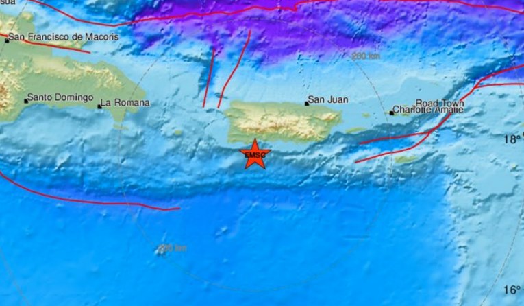 Novi potres magnitude 5,9 po Richteru pogodio Portoriko