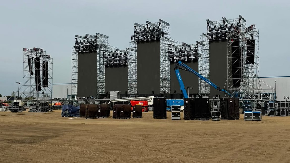 Thompson pokazao kako izgleda pozornica za koncert u Vukovaru