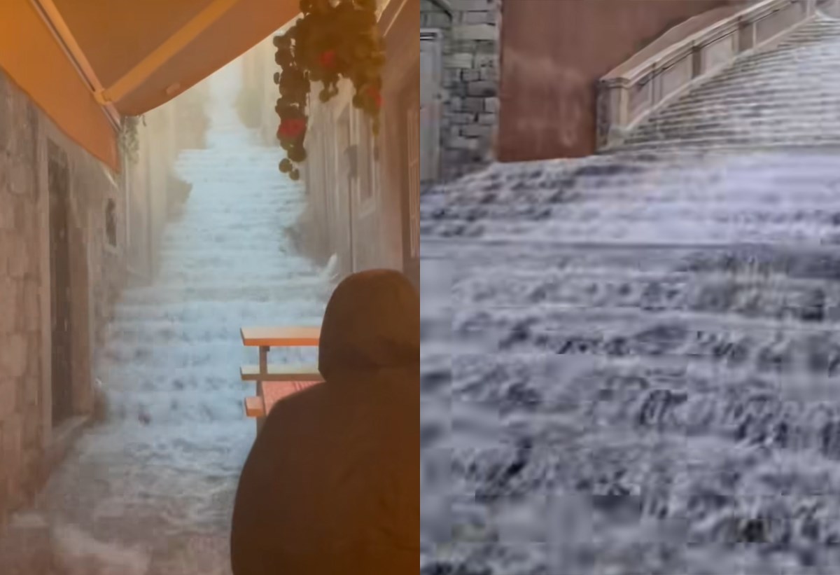 VIDEO Jako nevrijeme i u Dubrovniku, pogledajte snimke