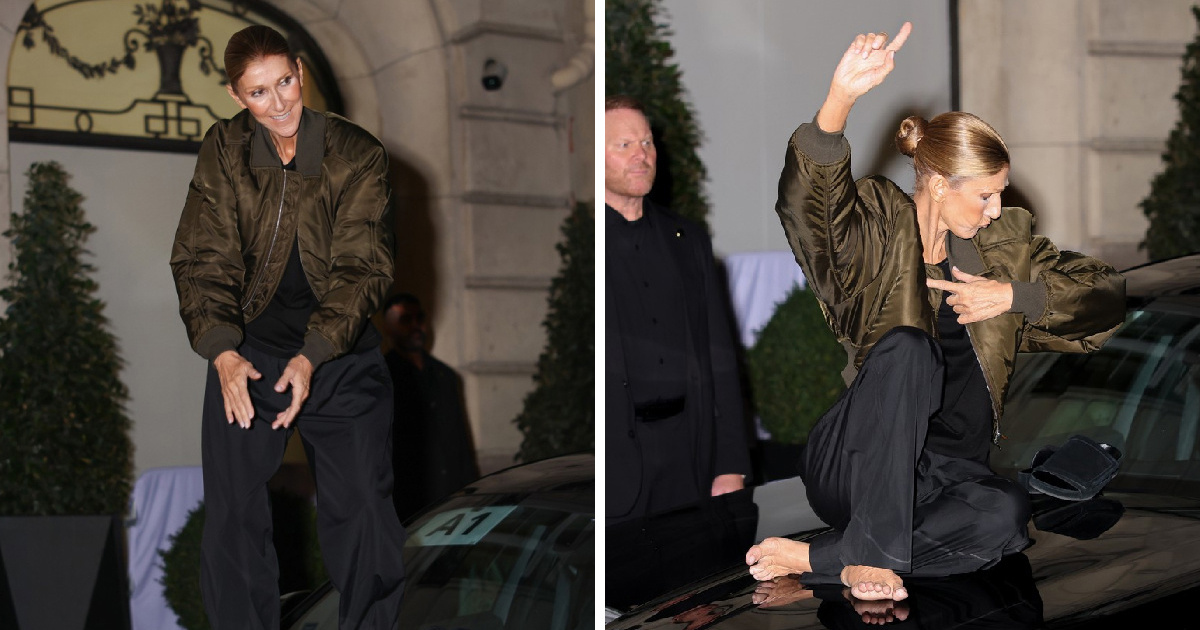 Céline Dion bosa plesala i pjevala na haubi automobila u Parizu i oduševila fanove