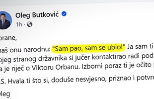 Butković Milanoviću: Sam pao, sam se ubio! Sam si priznao čime se baviš