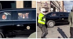 VIDEO Joe Biden zaglavio u gužvi na putu prema kraljičinom sprovodu