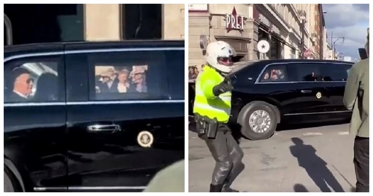 VIDEO Joe Biden zaglavio u gužvi na putu prema kraljičinom sprovodu