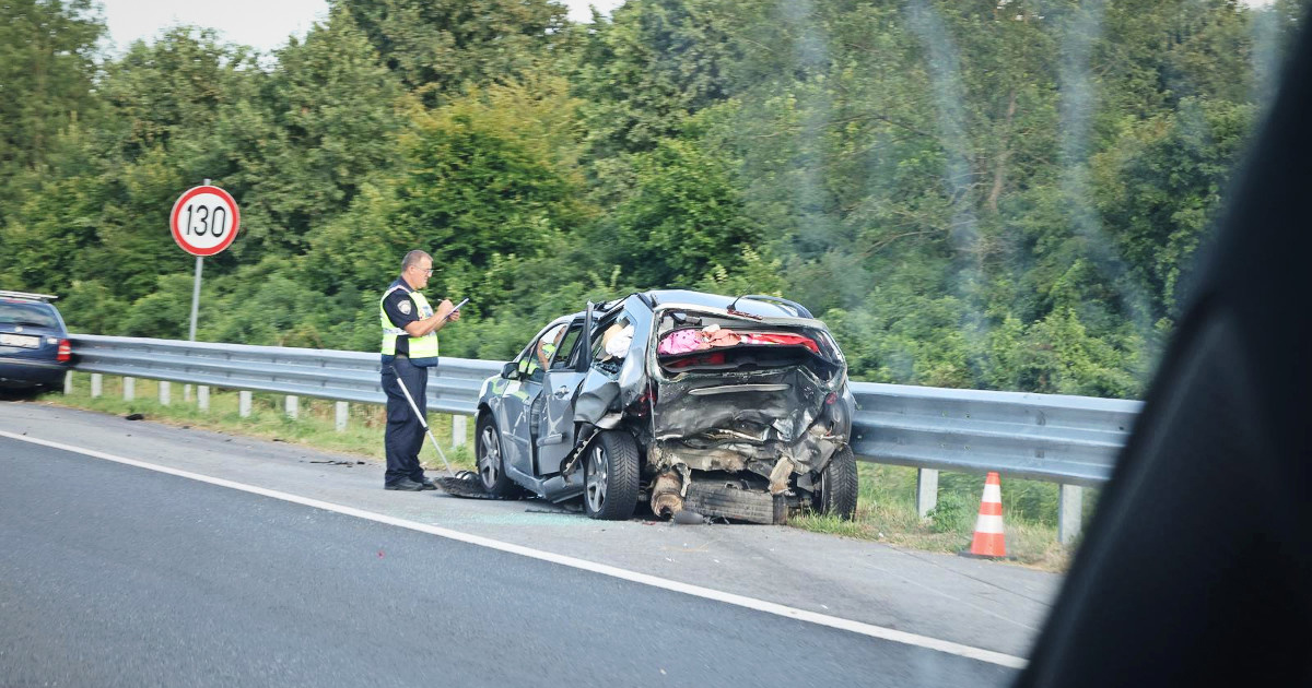Detalji nesreće na A3: Krivac je državljanin BiH, poginulo je dijete (4)