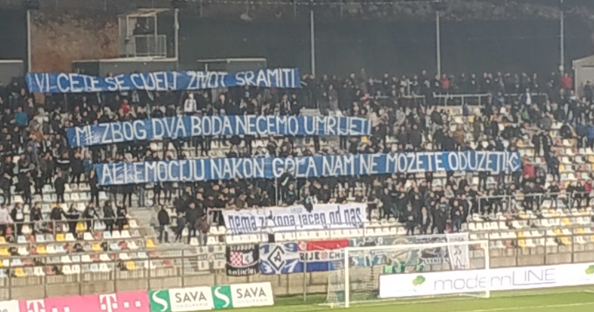 Armada poslala poruku HNS-u i skandirala protiv njega, Kohorta je podržala