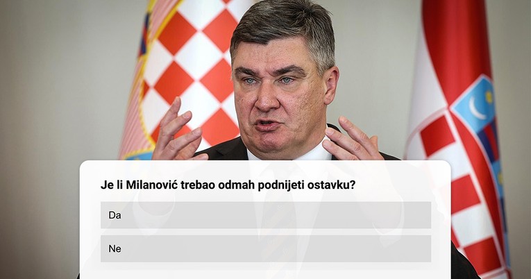 ANKETA Je li Milanović trebao odmah podnijeti ostavku?