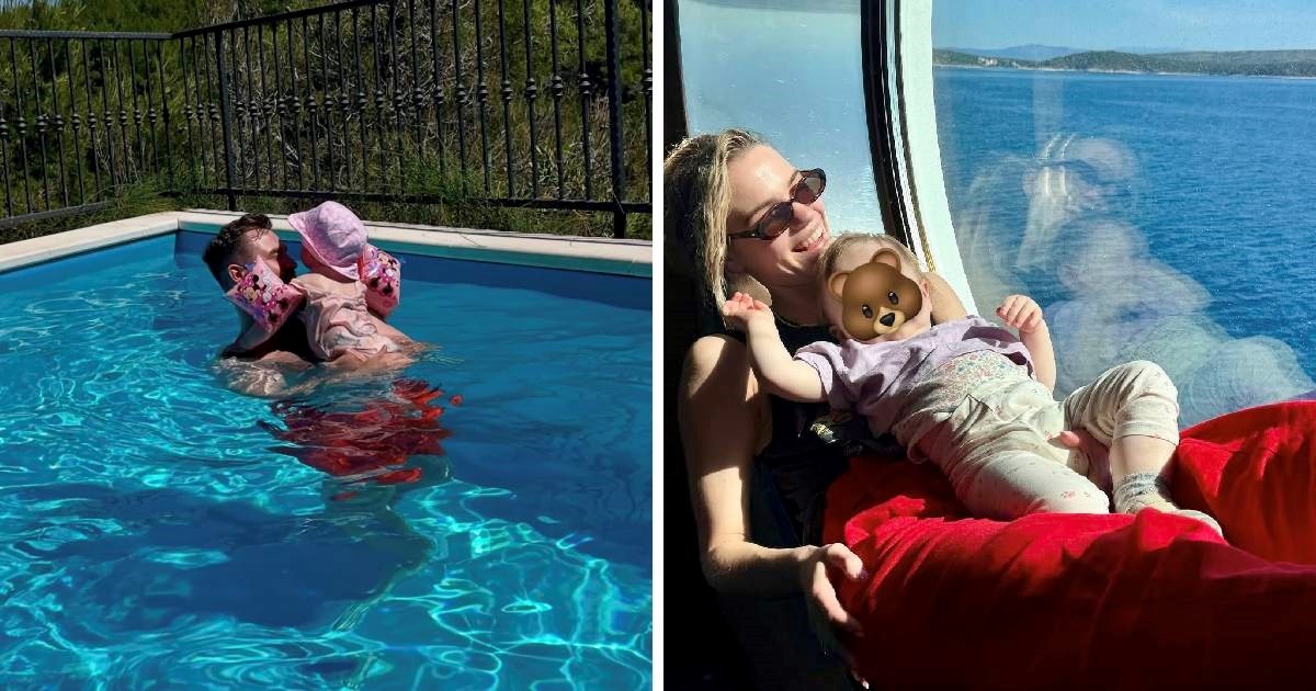 Matija Cvek objavio fotografije sa suprugom i kćerkicom: "Otišli smo da se vratimo"