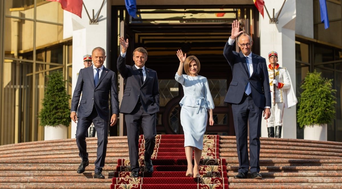 Macron, Merz i Tusk podržali predsjednicu Moldavije uoči izbora
