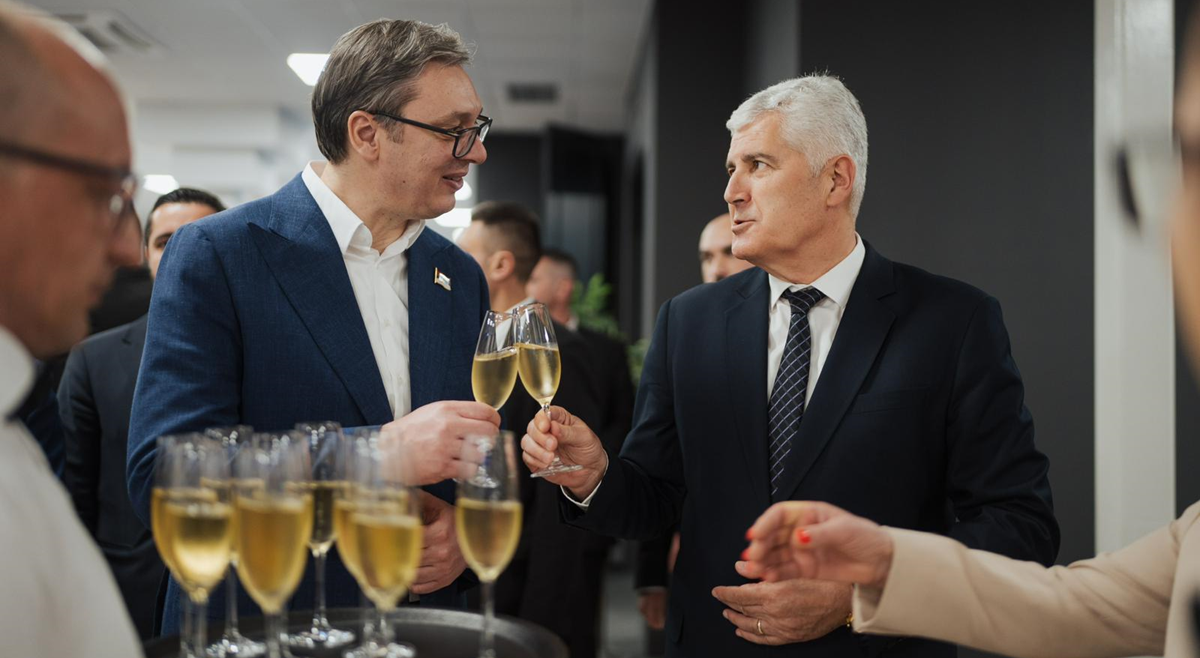 Vučić i Čović se sastali u Mostaru. Ujutro stiže Plenković