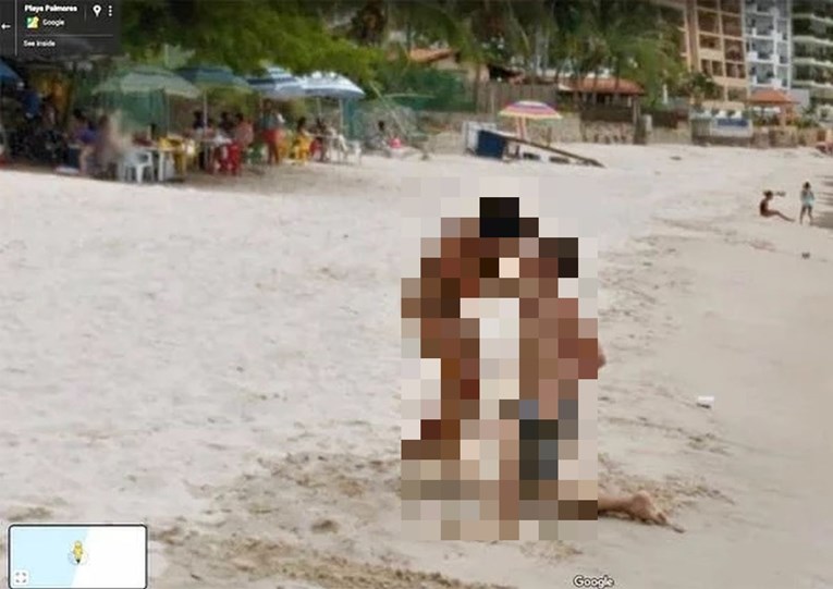 Kakav trenutak: Google Street  View snimio intiman čin na plaži