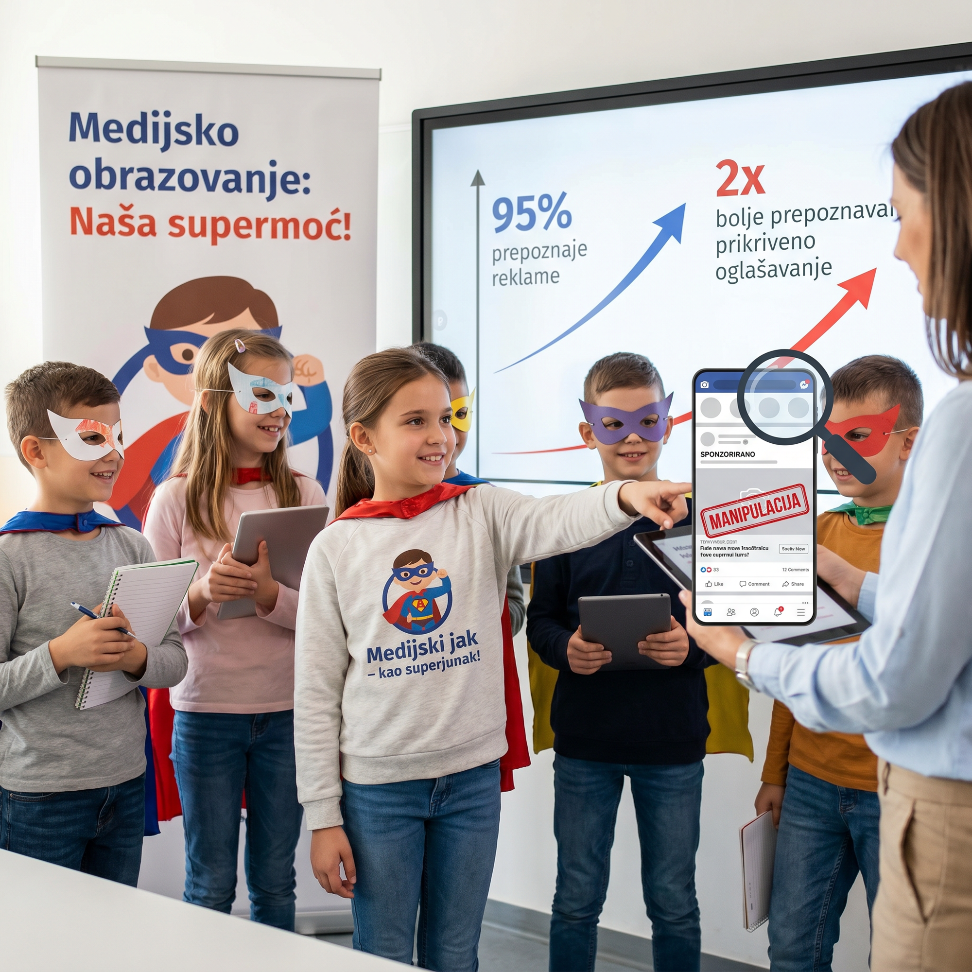 Istraživanje: Djeca koja uče o medijima bolje prepoznaju online opasnosti