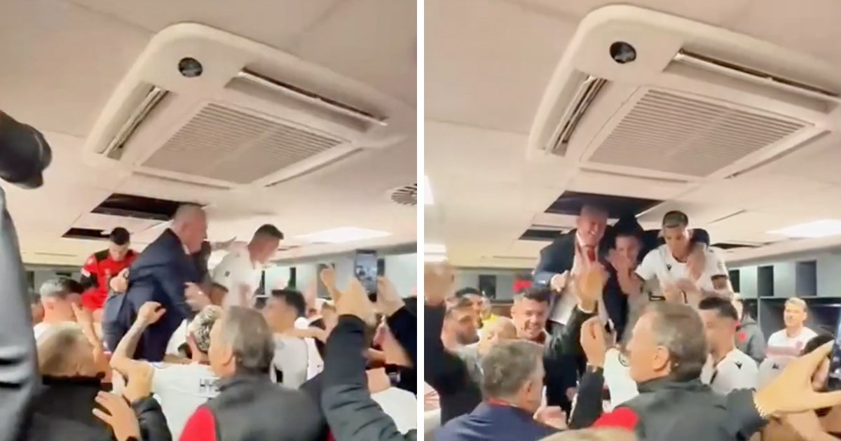 Blic: Potpredsjednik UEFA-e i igrači Albanije demolirali svlačionicu u Leskovcu