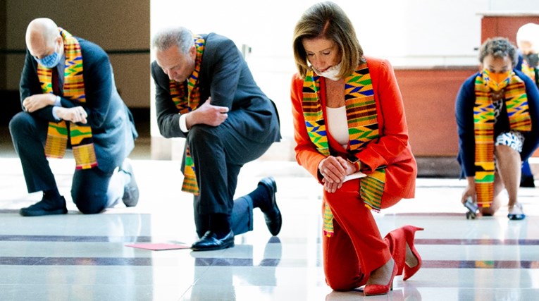 Zašto su američki demokrati nosili kente-tkaninu iz Gane kada su klečali za Floyda?